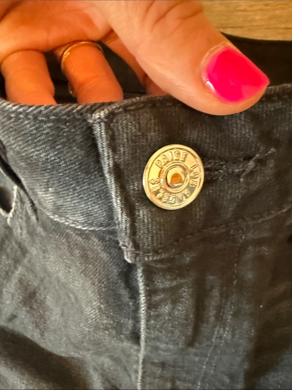 PAIGE Charlie wide leg 29 womens Black Jeans - Picture 5 of 6